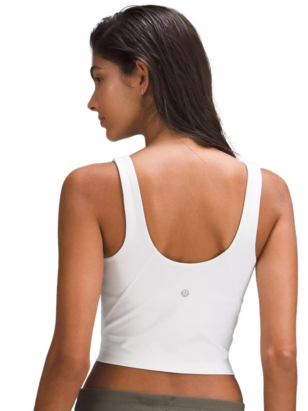 Lululemon Athletica Align White Crop Tank Top
